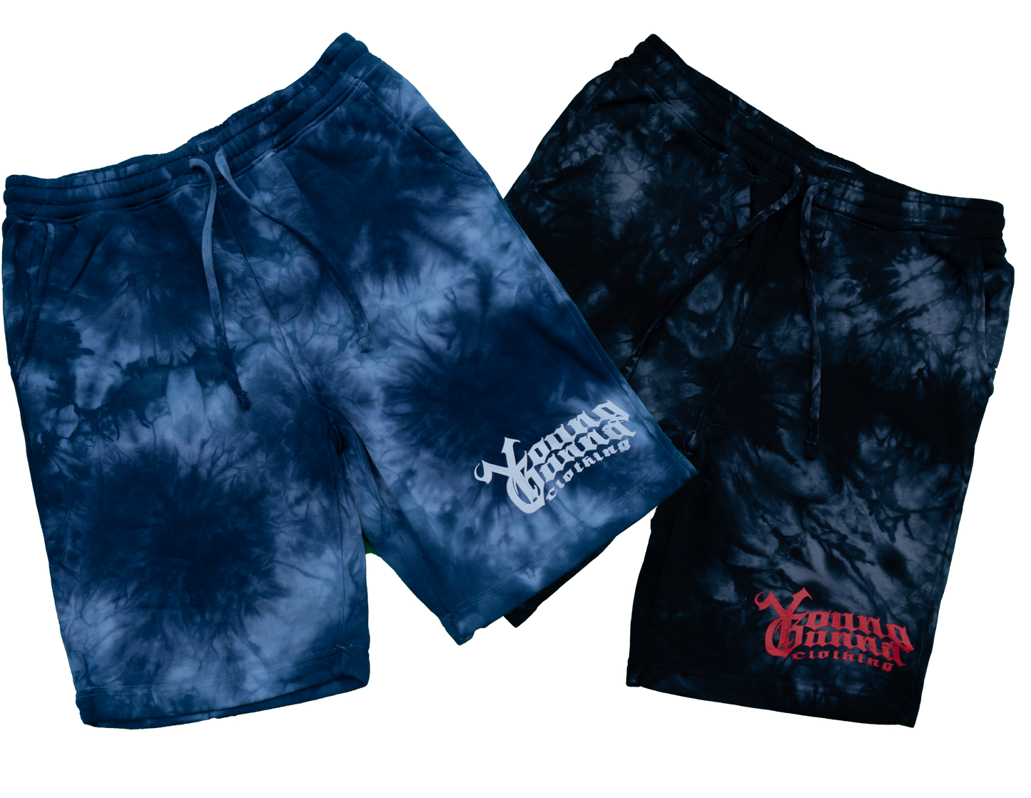 Tie-Dye Fleece Shorts